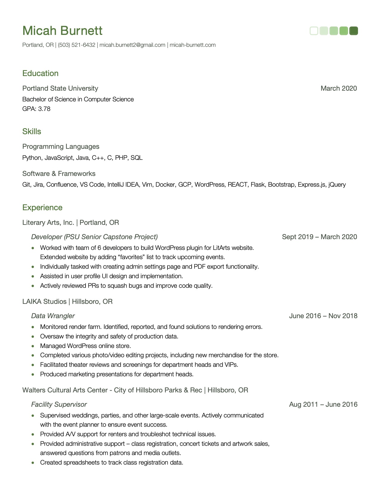 Burnett Resume PDF